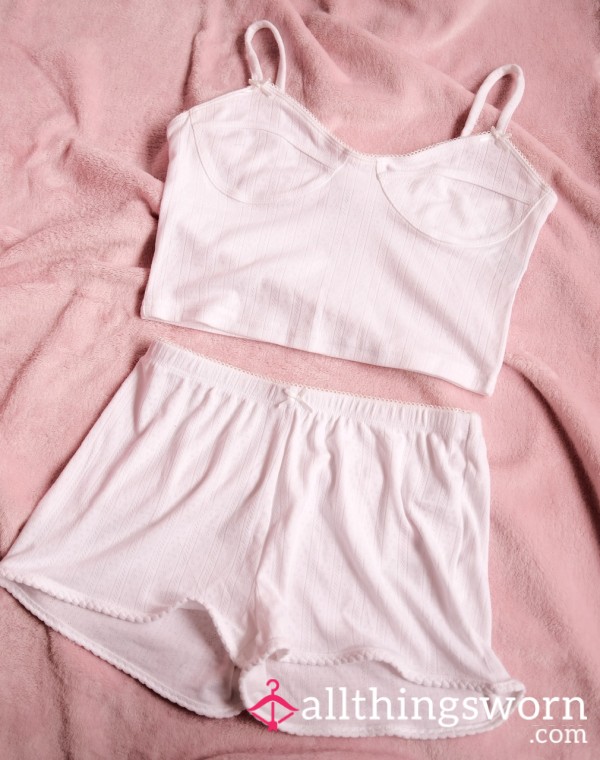White Pyjama Set - 3 Day Wear 🤍