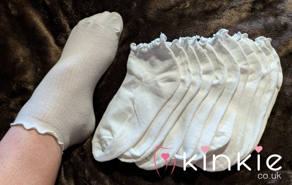 White Ruffle Socks