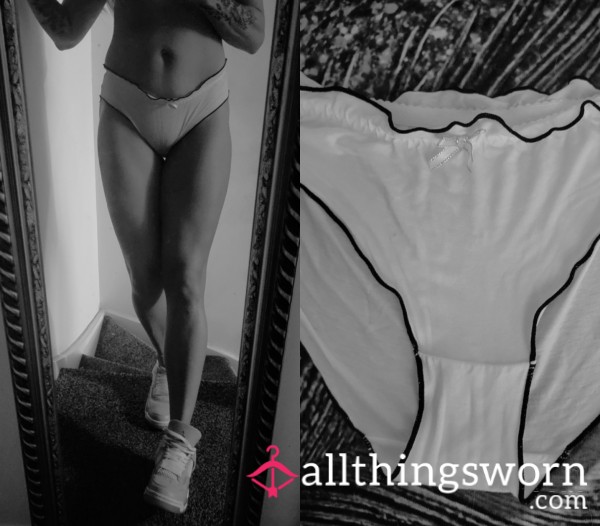 White Ruffle Top Panties
