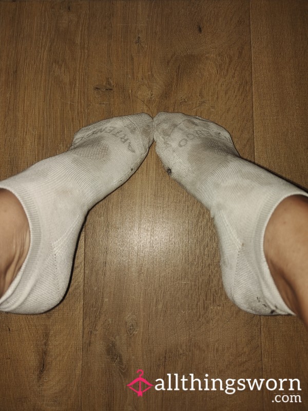 White Running Socks – Fresh From Today’s 10km Run