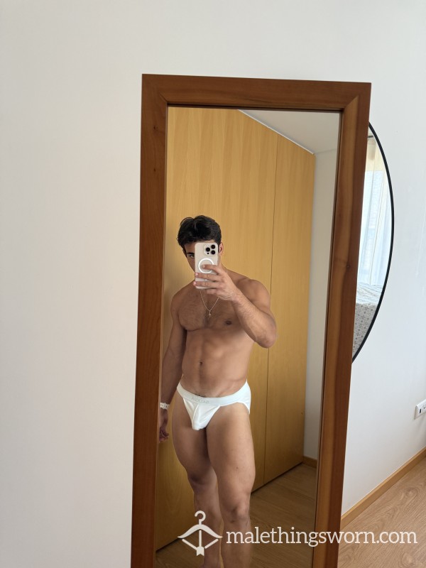 White Saligia Briefs