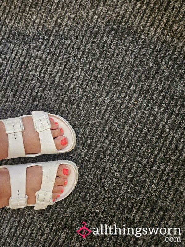 White Sandals