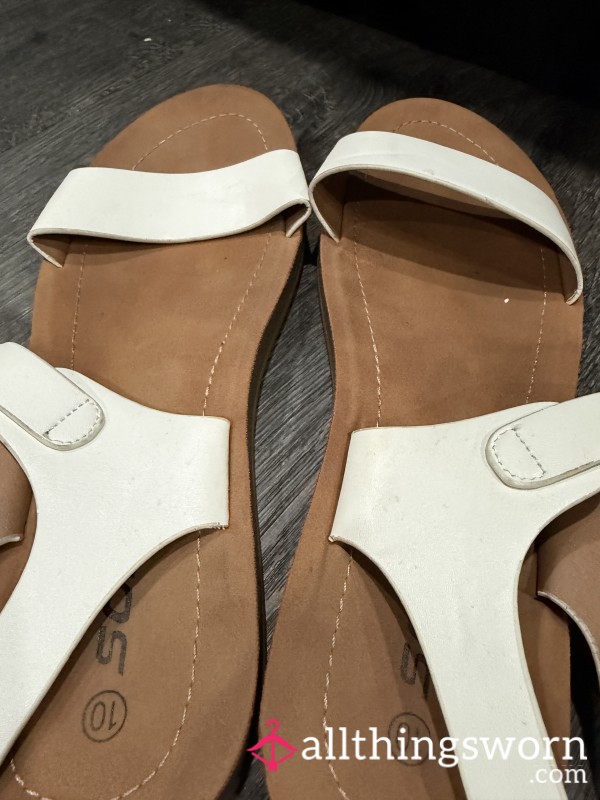 White Sandals