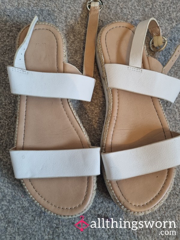 White Sandals