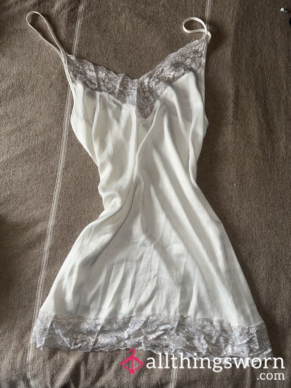 White Satin Nightie
