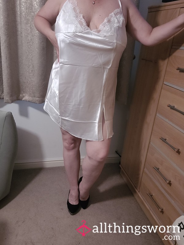 White Satin Nightie