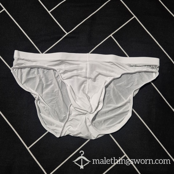 White Semi-Transparent Briefs