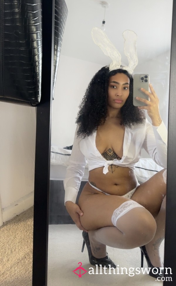 White S**y Stockings