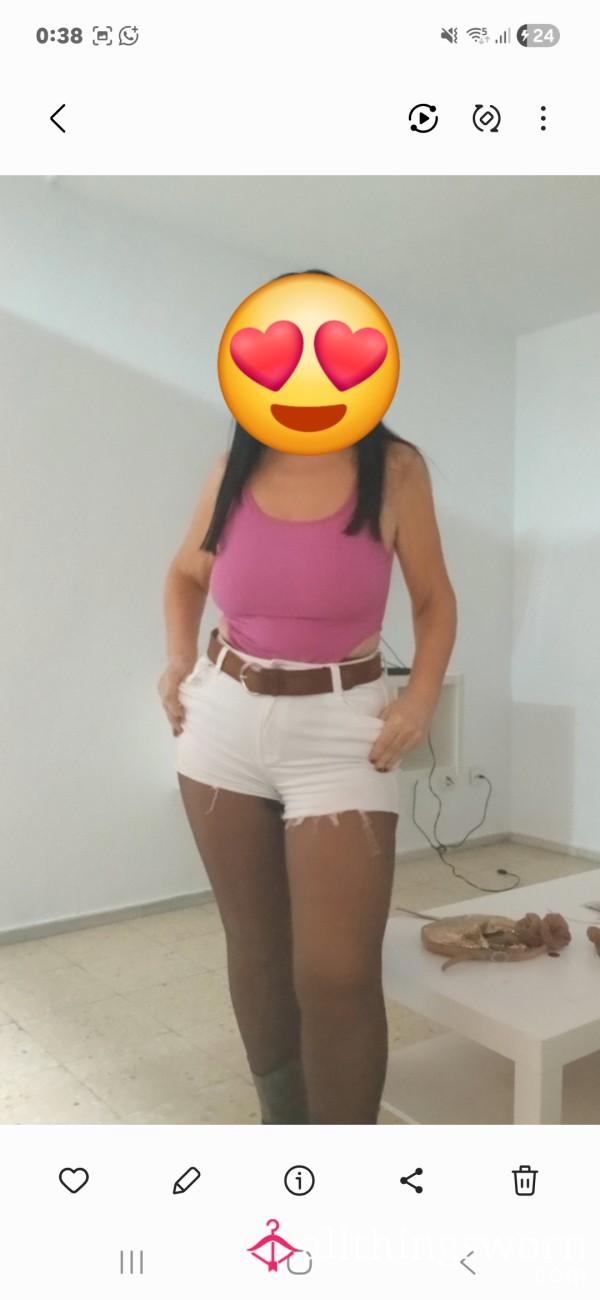 White Shorts Size XL