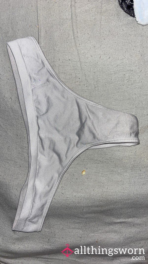 White Silky Thongs 🤍
