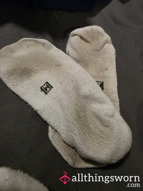 White Size 8 Socks
