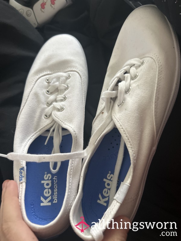 White | Size 9 | Brand Keds| Month Worn