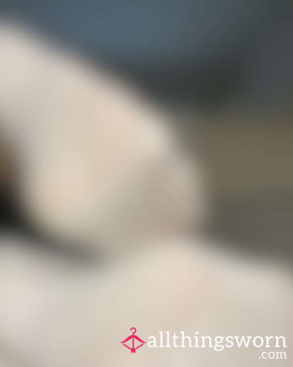 White Slightly See Through Ankle Socks