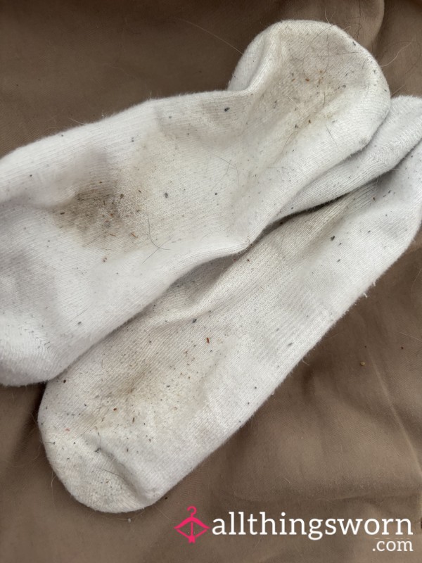 White Socks - Well-Worn And Dirty 😘