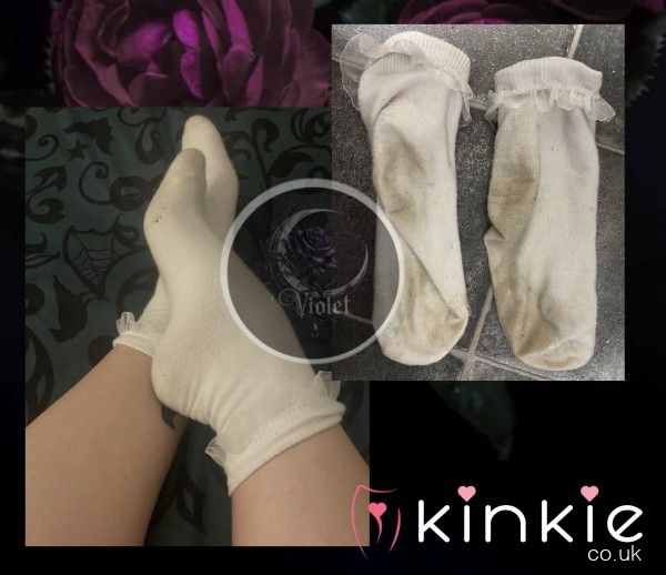 White Socks With Frills