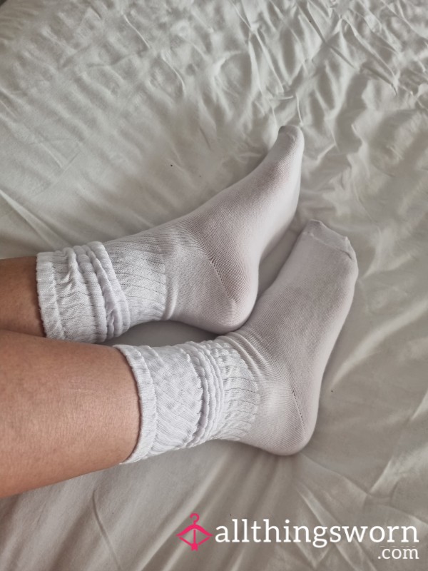 White Socks Worn