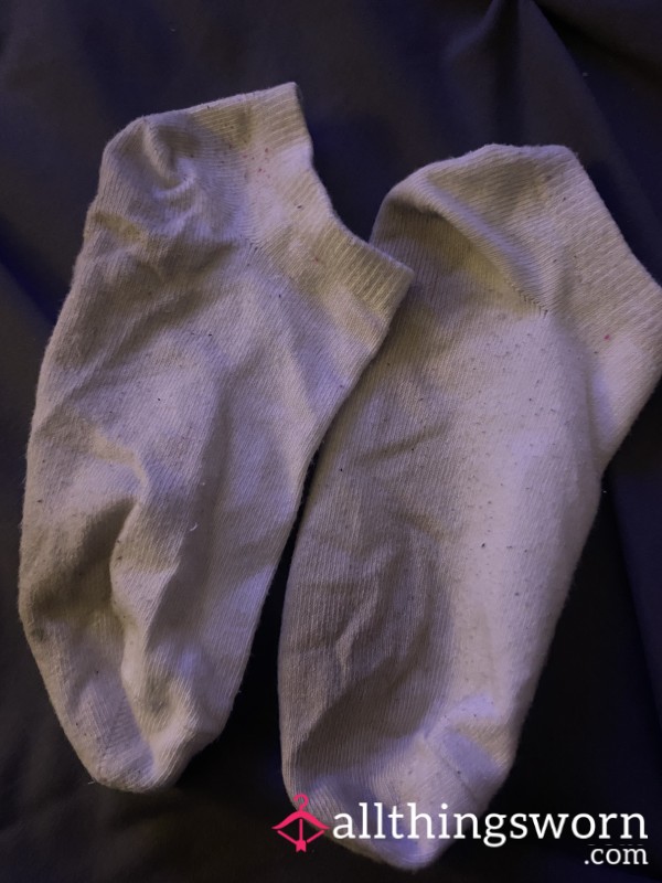 White Socks Worn All Day