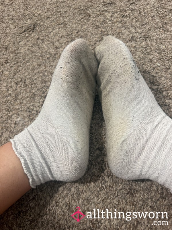 ‘White’ Socks Worn All Day