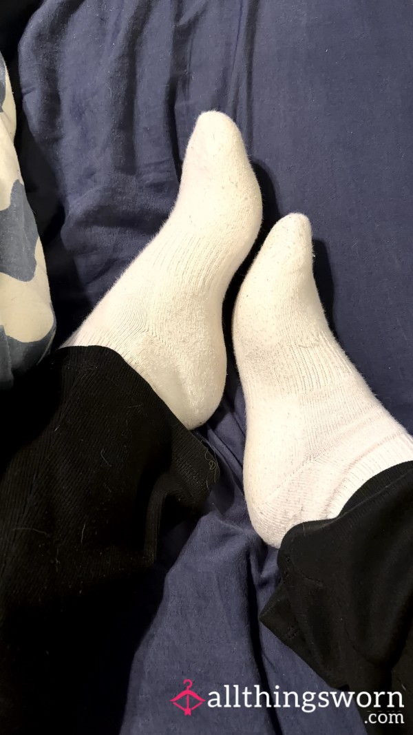 White Socks Worn All Day Through All Conditions...