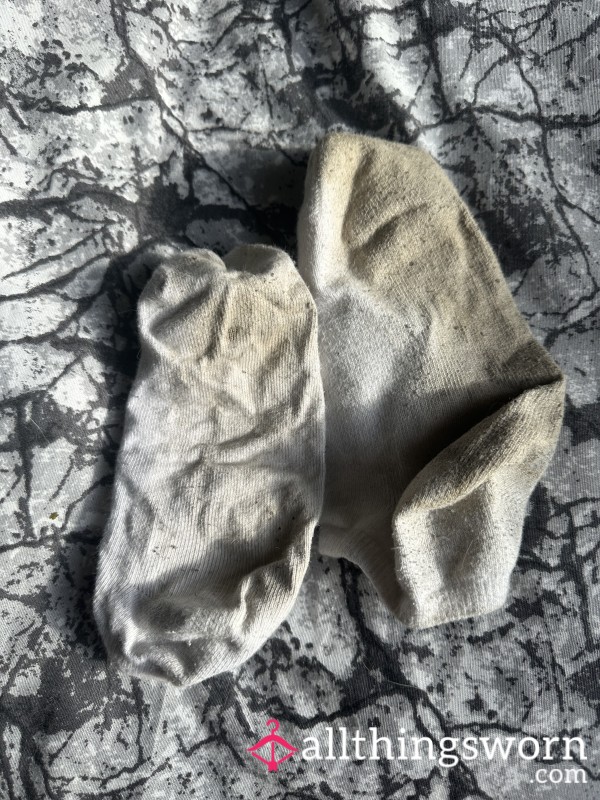 White Socks Worn For 10 Hours