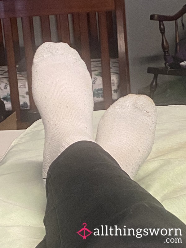 White Socks Worn For 3 Days