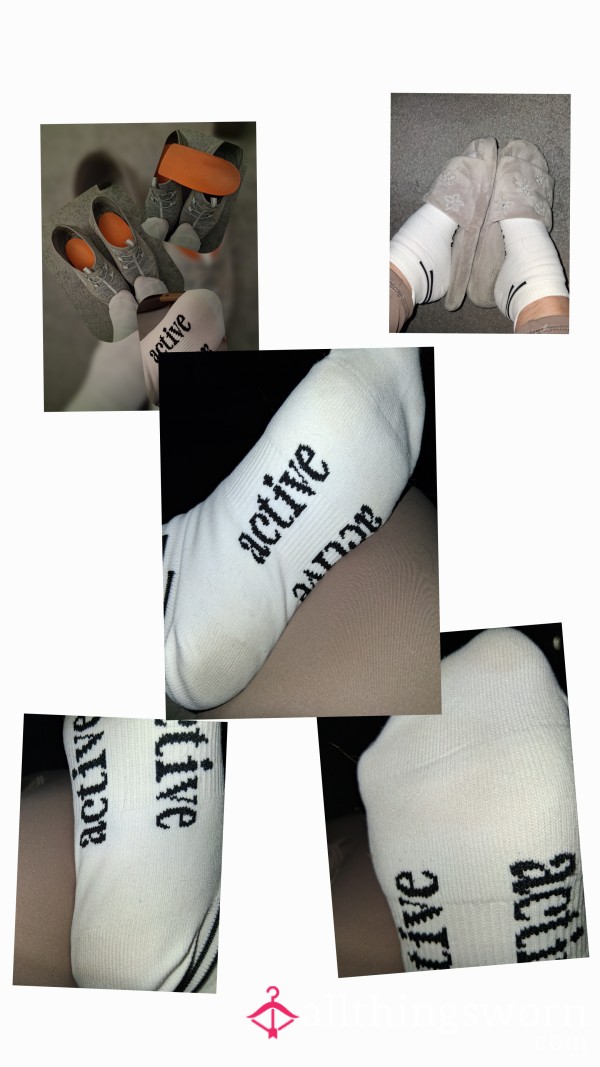 🧦 White Trainer Socks