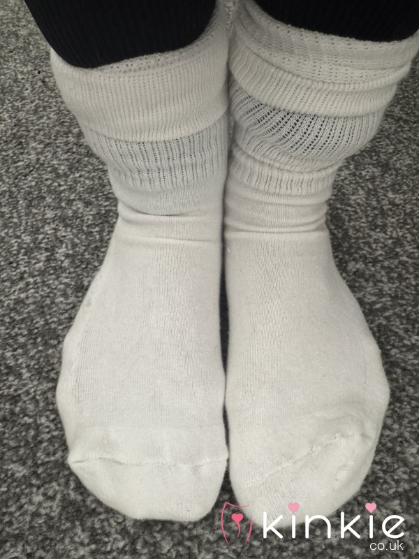 White Socks Worn For 9+ Hours