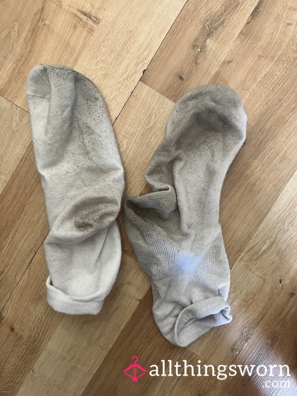 White Socks Worn On A Layover In The States