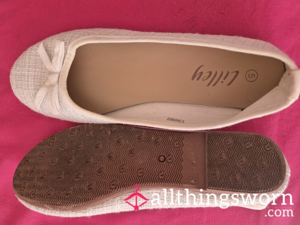 White Soft Ballet Shoes