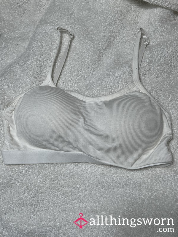 White Soft Bra