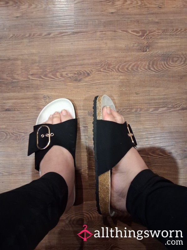 White Soled Sandals Available For Wear!