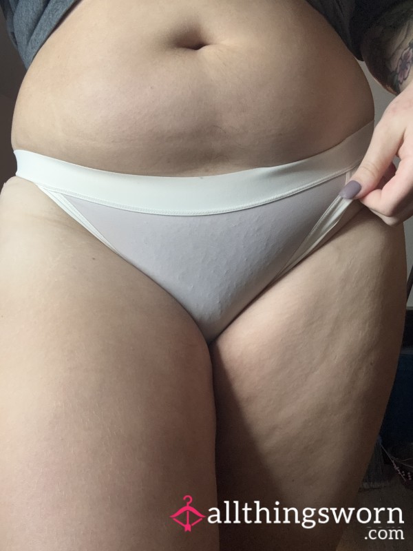 White Spandex Panties #78