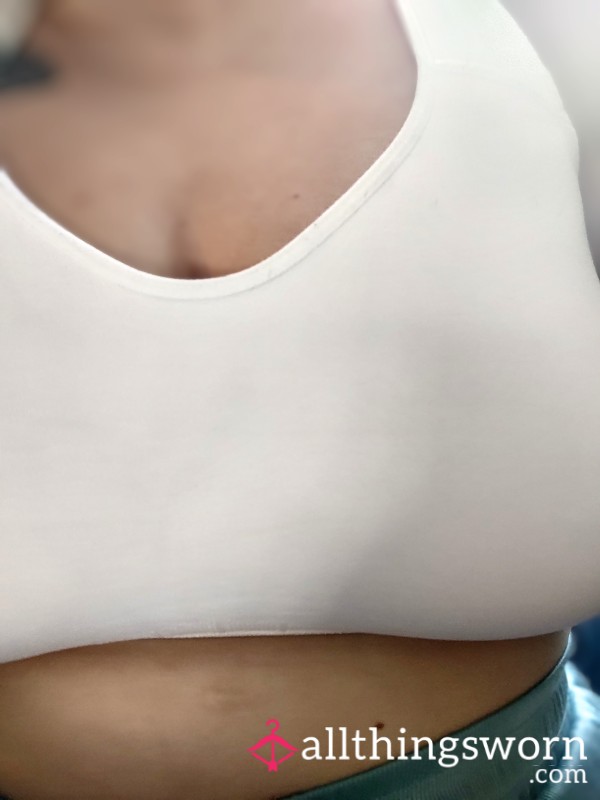 White Sports Bra 😜😜