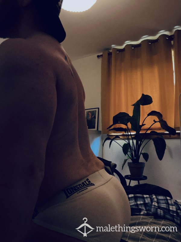 White Sports Briefs DM For Details