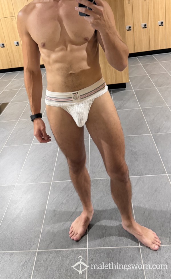 White Sports Jockstrap