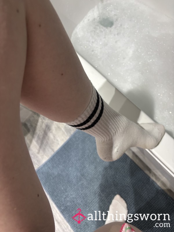 White Sports Socks