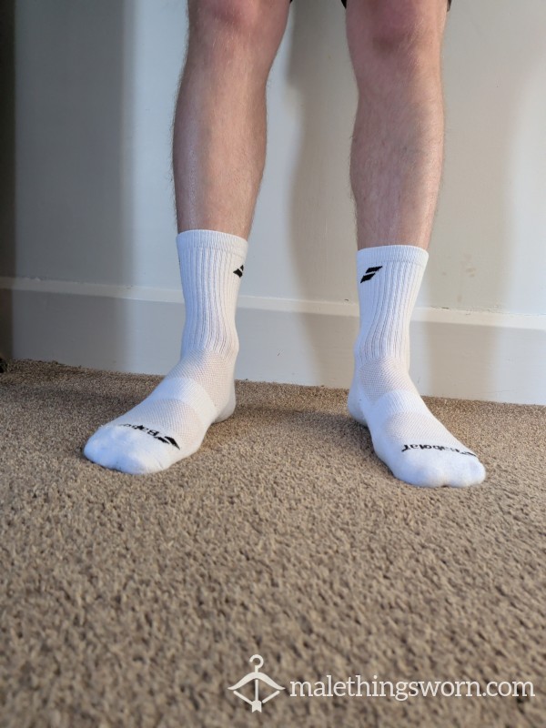 Dirty White Sports Socks