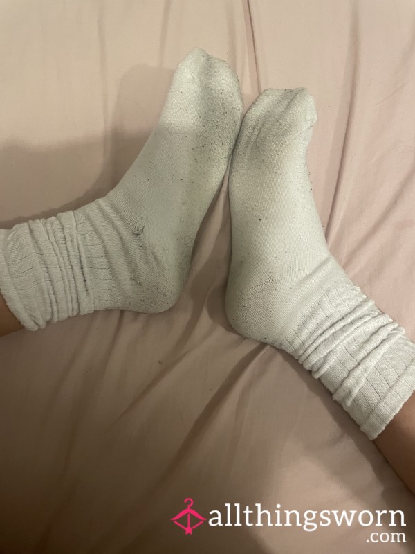 White Sports Socks
