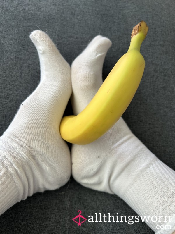 White Sports Socks. Dirty!!