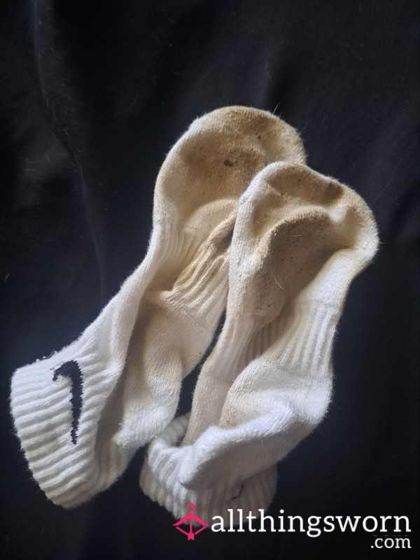 White Stinky Nike Socks