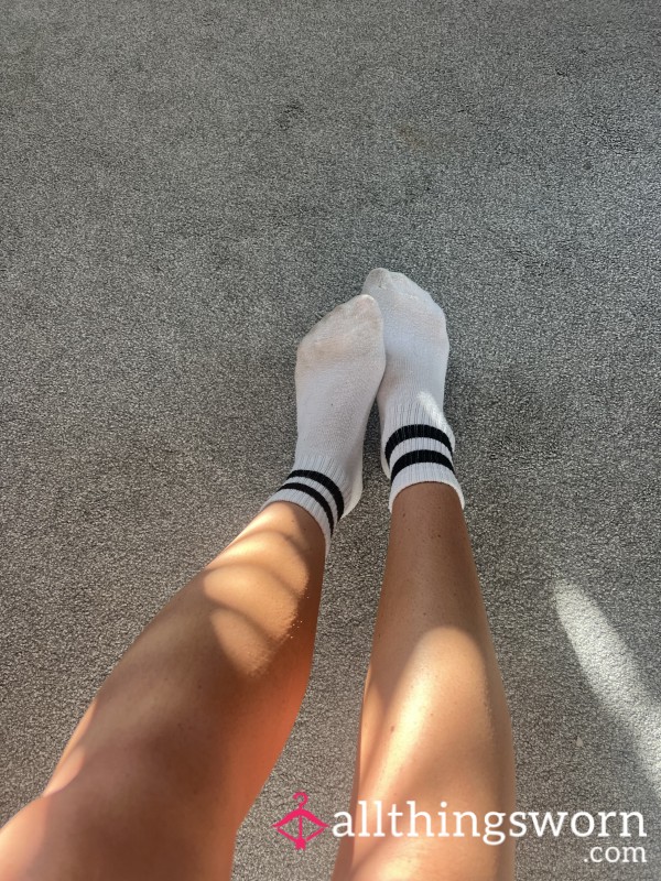 White Stripe Socks