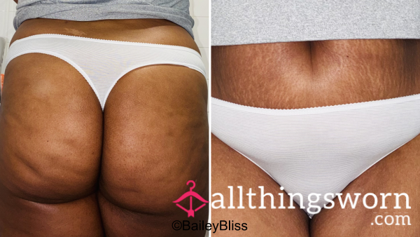 White Stripe Thong - 48hrs Wear Included