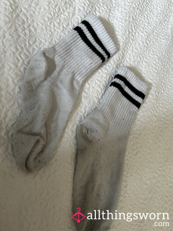 White Stripy Socks🤍