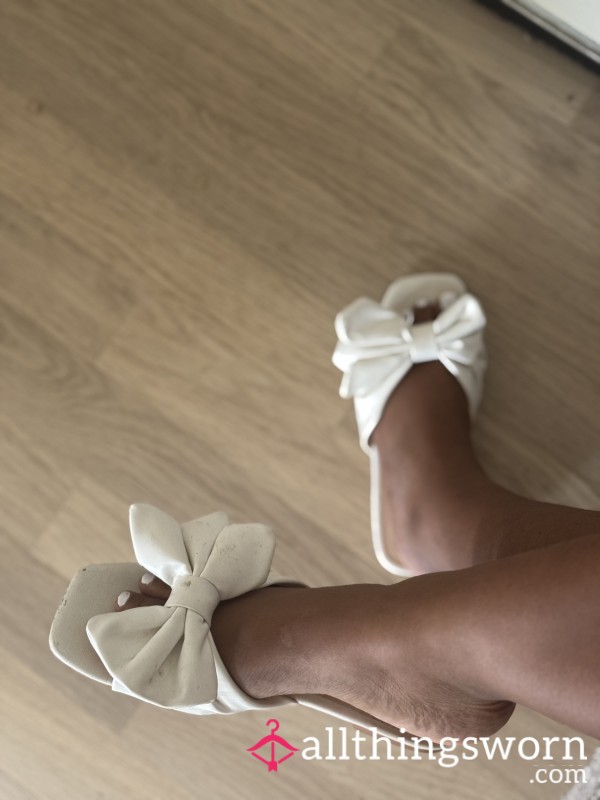 White Summer Sandals — Sweat & Seduction