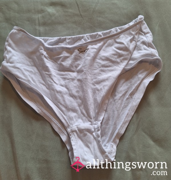 White Sunday Full Back Panties