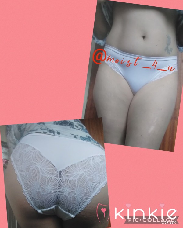 White Super Soft Cotton/lace Full Brief £20-48hrs Wear Inc Pics & UK Postage