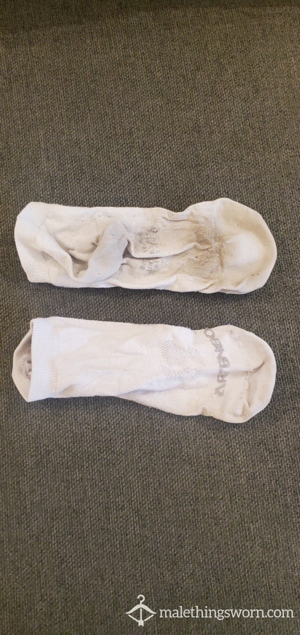 White Sweaty Gym Socks