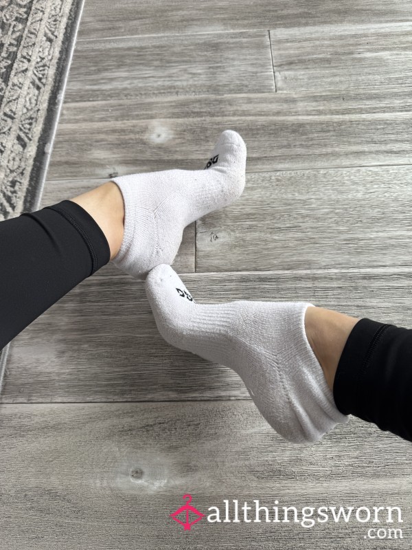 White Sweaty Gym Socks