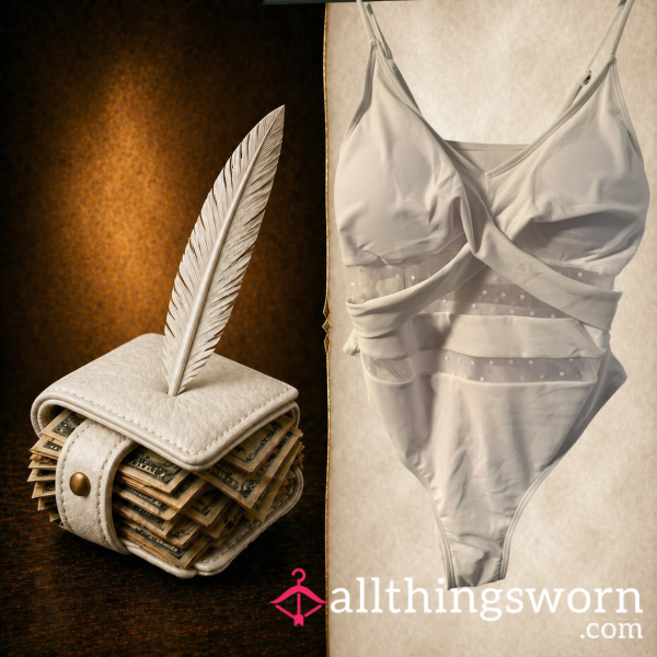 White Lace Swimsuit: Corrupted Innocence