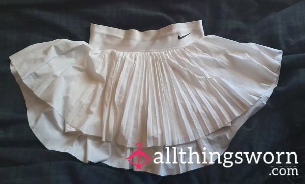 ***SOLD*** 4 Day Worn - White Tennis Skirt Wimbledon Approved 😉